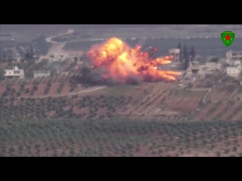 Youtube: Direct ATGM hit: Kurdish female fighters destroy invading Turkish Leopard 2 tank in Afrin region