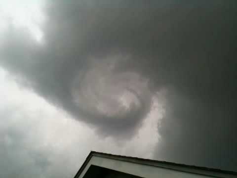 Youtube: Tornado Forming Overhead