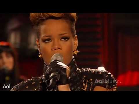 Youtube: Rihanna- Rihanna Russian roulette  AOL Session 2010 HQ  Live