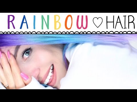 Youtube: Ich bekomme REGENBOGEN HAARE ♡ BibisBeautyPalace