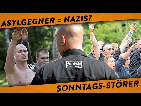 Youtube: Asylgegner sind alle Nazis?! I Sonntags/Störer