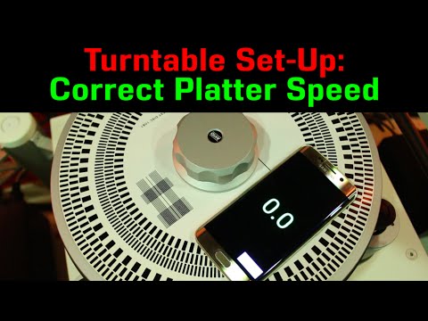 Youtube: Turntable Setup: Correct Platter SPEED