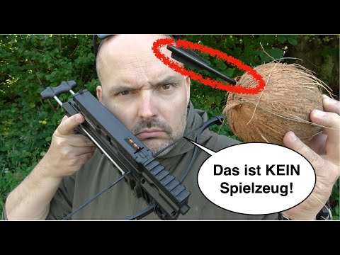 Youtube: Spielzeug? Das ist tödlich! Schusstest mit Armbrust Stinger 2