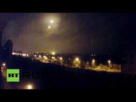 Youtube: Ukraine: UFOs above Donetsk Airport?