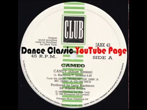 Youtube: Cameo - Candy (Album Version)