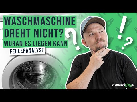 Youtube: Waschmaschine dreht nicht mehr - Fehleranalyse