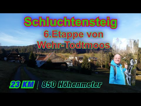 Youtube: 🌲😎🍁🌄🔝Fernwanderweg Schluchtensteig im Südschwarzwald ▶▶6.Etappe Wehr-Todtmoos | *winter edition*