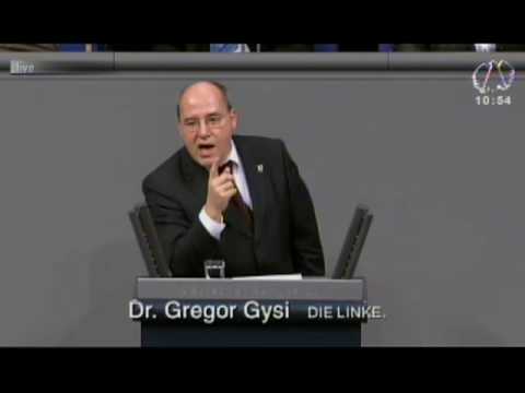 Youtube: Gregor Gysi, DIE LINKE: HRE-Pleite muss untersucht werden