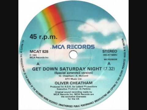 Youtube: Oliver Cheatham - Get Down Saturday Night (Dj "S" Rework)