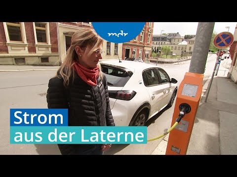 Youtube: E-Mobilität auf dem Land: Neue Ladestationen an Laternen | MDR um 4 | MDR