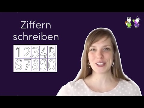 Youtube: Zahlen schreiben lernen