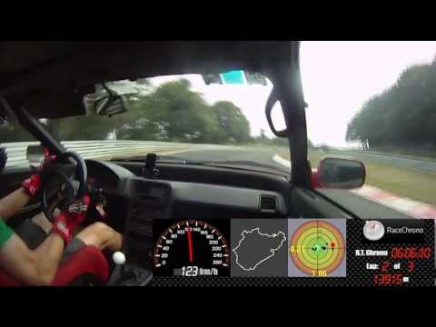 Youtube: Nurburgring Nordschleife, Honda CRX and an angry driver - 8:32 -