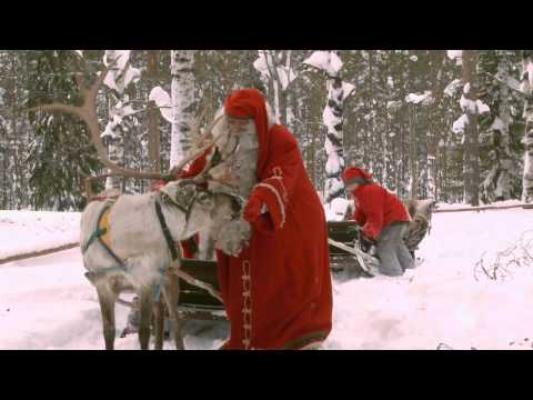 Youtube: Santa Claus Reindeer Ride 🦌🎅 Rovaniemi Lapland Finland Father Christmas Arctic Circle Village