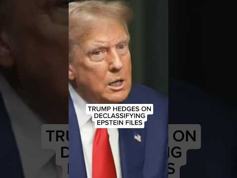 Youtube: Trump hedges on declassifying Epstein files