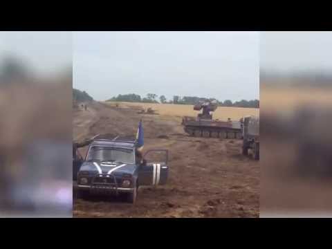 Youtube: UKRAINE 2014 - Ukrainian army using 9K35 Strela-10 SAM to shoot down Russian drone