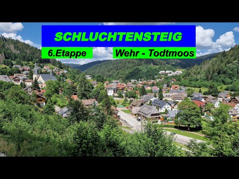 Youtube: Schluchtensteig im Südschwarzwald | 6.ETAPPE | Wehr-Todtmoos  *summer edition*  👣🎒😎