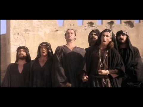 Youtube: Monty Python - Life of Brian - For He's a Jolly Good Fellow