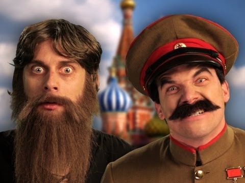 Youtube: Rasputin vs Stalin. Epic Rap Battles of History