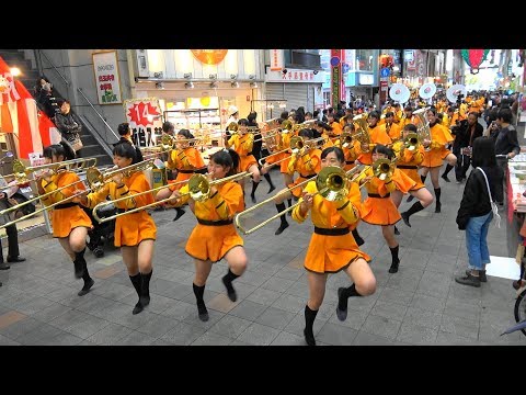 Youtube: 京都橘高校吹奏楽部　大手筋商店街パレード　Kyoto Tachibana SHS Band