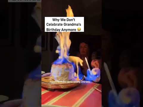 Youtube: Grandma Burns Down the House 😂 #shorts