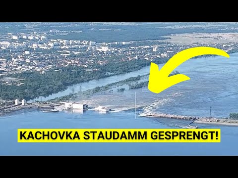 Youtube: Sonderbericht: Bruch des Kachovka Staudamms, beide Seiten verlassen das Dnipro-Delta!