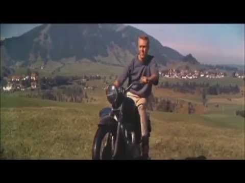 Youtube: The Great Escape, Steve McQueen - Motorcycle 1963