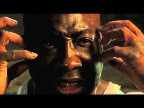 Youtube: The Green Mile, John Coffey "pieces of glass in my head"