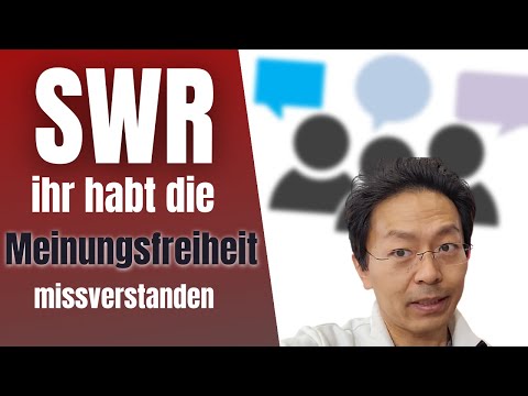 Youtube: SWR, ihr habt die Meinungsfreiheit missverstanden. #LisaFitz