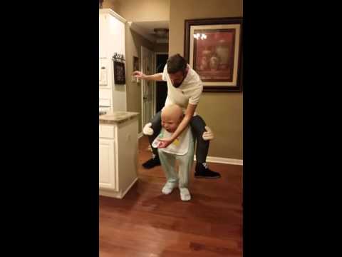 Youtube: Daddy's Lil Boy (baby on shoulders Costume)