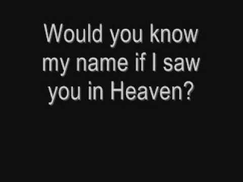 Youtube: Eric Clapton - Tears In Heaven (lyrics)