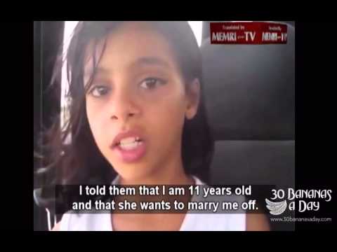 Youtube: 11 Year Old Child Bride Speaks Out Before Being Imprisoned