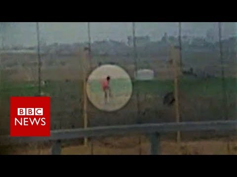 Youtube: Israeli soldier shoots Palestinian - BBC News