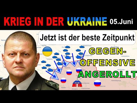 Youtube: 05.Juni: ENDLICH - Die Ukrainer STÜRMEN AN DER SÜDFRONT | Ukraine-Krieg
