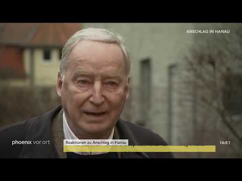 Youtube: Alexander Gauland zum rechtsterroristischen Anschlag in Hanau am 20.02.20