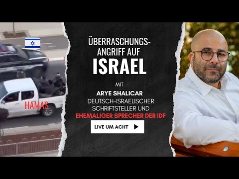 Youtube: Krieg in Israel! Ehem. IDF-Pressesprecher Maj a.D. Shalikar im Livestream