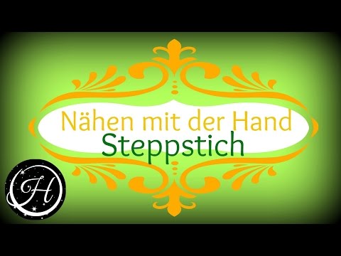 Youtube: DIY Nähen mit der Hand Steppstich Mrs. Hammersmith