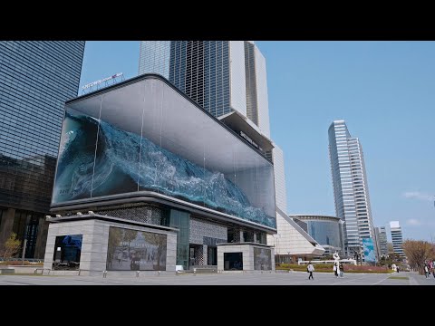 Youtube: Public Media Art "WAVE" Short ver.