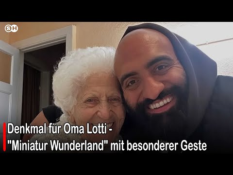 Youtube: Denkmal für Oma Lotti - "Miniatur Wunderland" mit besonderer Geste #germany | SH News German