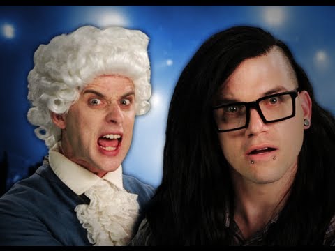 Youtube: Mozart vs Skrillex. Epic Rap Battles of History