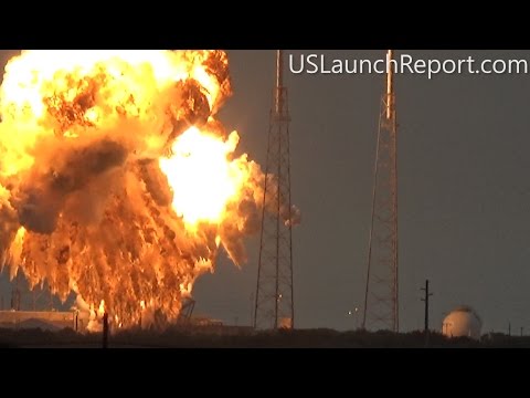 Youtube: SpaceX - Static Fire Anomaly - AMOS-6 - 09-01-2016
