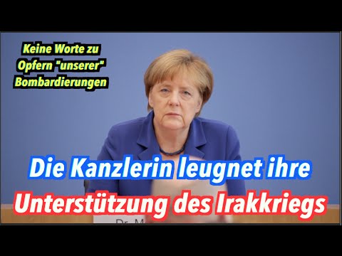 Youtube: Angela Merkel leugnet, dass sie den Irakkrieg unterstützt hat