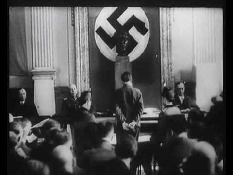 Youtube: Volksgerichtshof (Nazi Peoples Court) - NEW FOOTAGE - Part 1