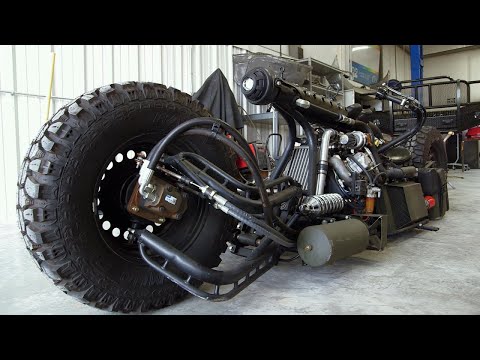 Youtube: This Diesel Motorcycle Is Built From Everything... Including The Kitchen Sink
