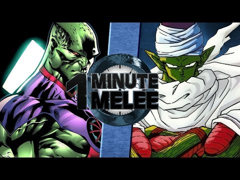 Youtube: One Minute Melee S4 EP9 - Piccolo vs Martian Man Hunter (DBZ vs DC)