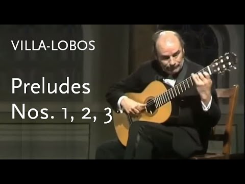 Youtube: Preludes Nos. 1, 2, 3  • Villa-Lobos  • Julian Bream