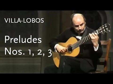 Youtube: Preludes Nos. 1, 2, 3  • Villa-Lobos  • Julian Bream