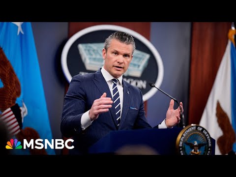 Youtube: LIVE: Hegseth holds press conference at the Pentagon