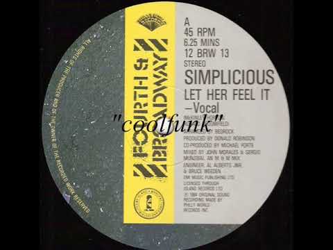 Youtube: Simplicious – Let Her Feel It (12" Original 1984)