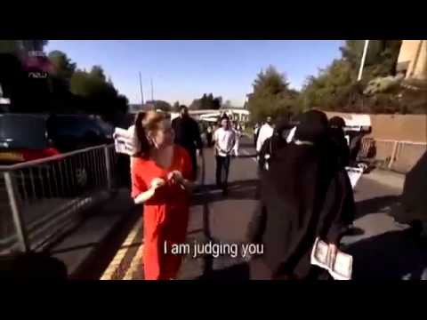 Youtube: BRITISH WOMAN HARASSED BY MUSLIMS FOR WEARING REGULAR CLOTHES