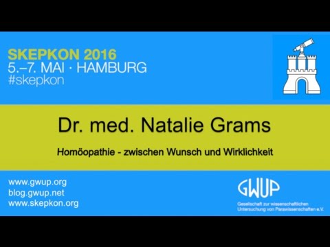 Youtube: Homöopathie - zwischen Wunsch und Wirklichkeit (Dr. Natalie Grams)